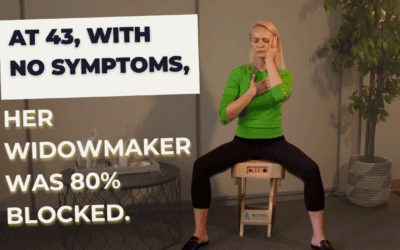 At 43, with no symptoms, her widowmaker was 80% blocked.