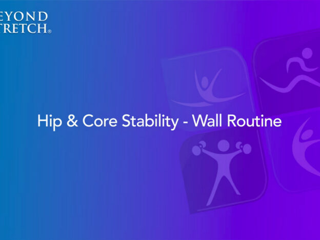 Hip & Core Stability Wall Routine